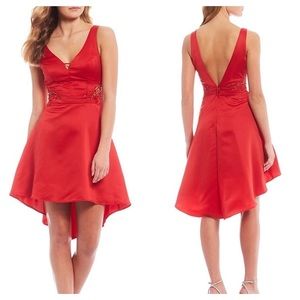 New Sexy High Low Side Cutout Formal Bling Dress